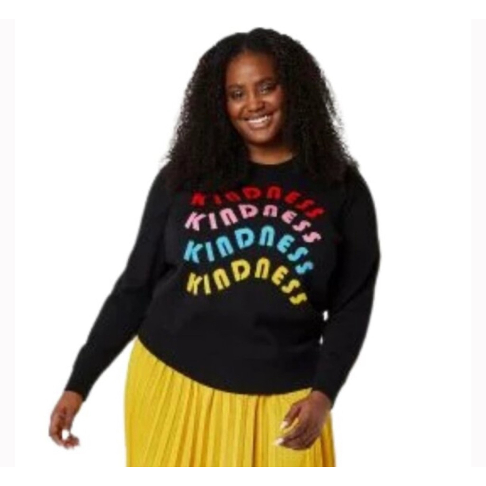 NEW ABBOTT ELEMENTARY Kindness Super Soft Pullover Sweater 1X $49